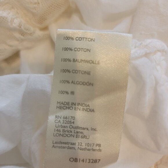 Free People x Tricia Fix Blouse Women S Boho Chic Whimsical Renaissance Medieval - Picture 6 of 8